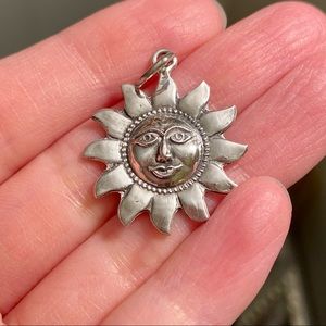 ✨Vintage Sterling Silver 925 Sun Pendant